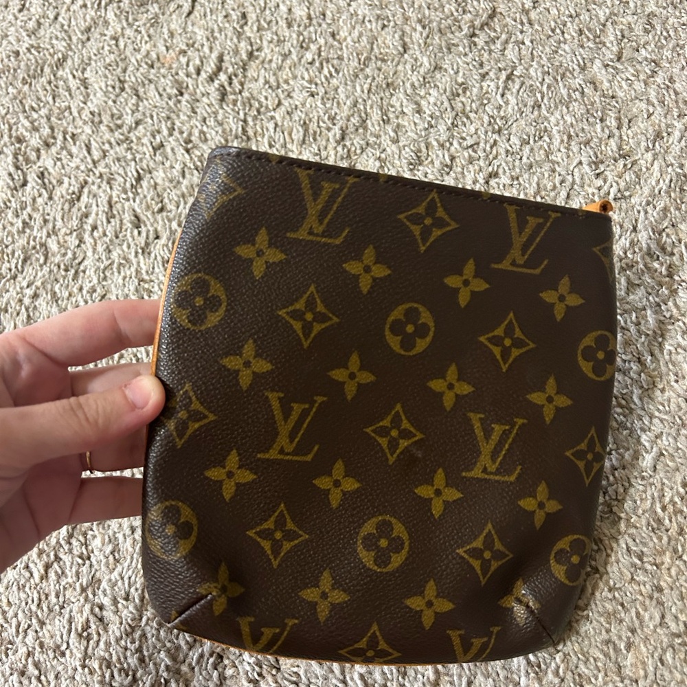 Authentic Louis Vuitton Partition Bag Monogram Pouch Canvas Classic Clutch Red - Picture 14 of 15